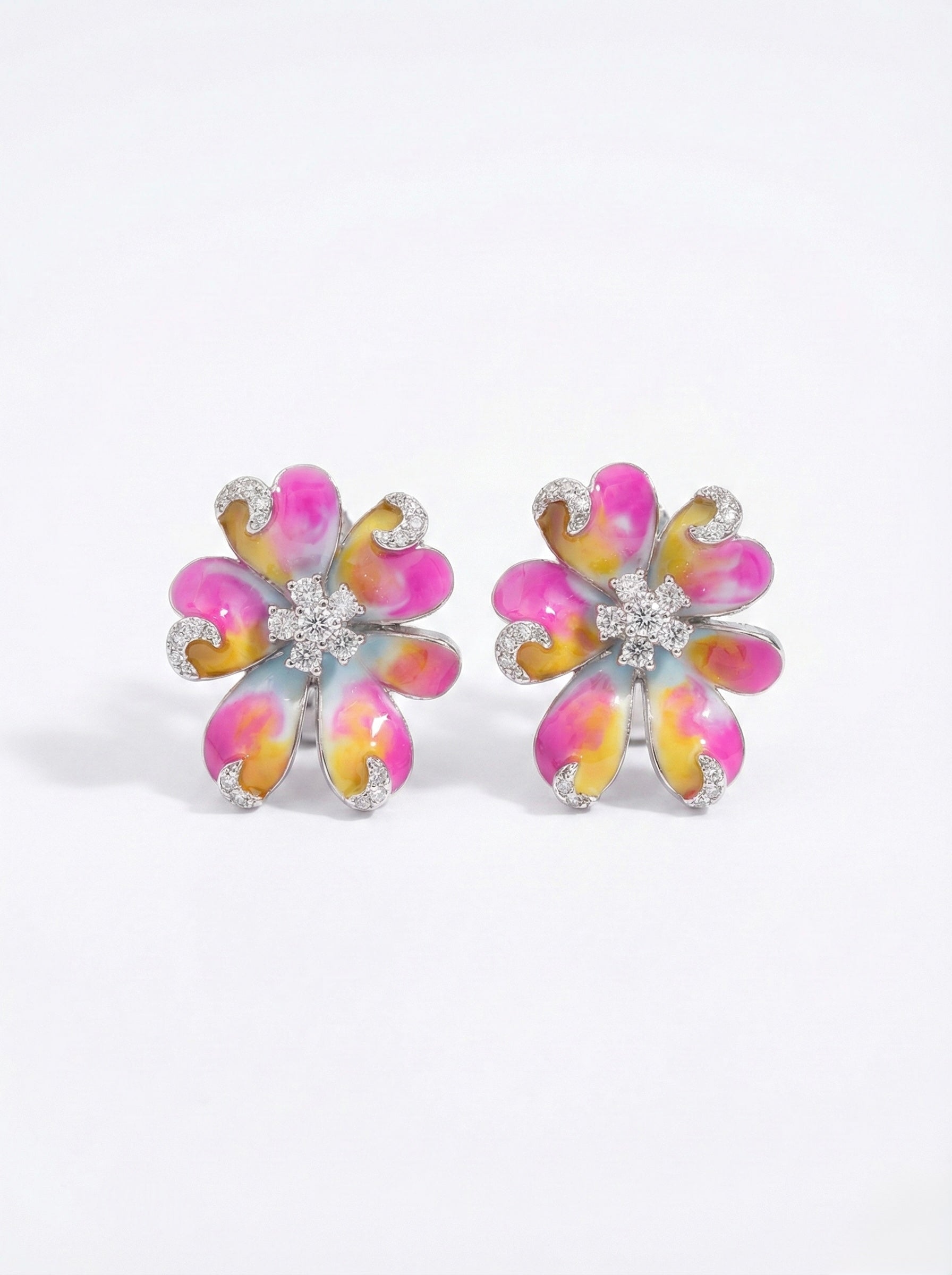 Pastel Bloom Earrings - alternate view